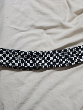 lululemon athletica Black and White Checkerboard Headband